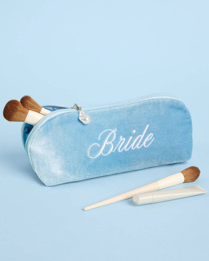 Bride Velvet Cosmetic Bag | bridal shower gift
