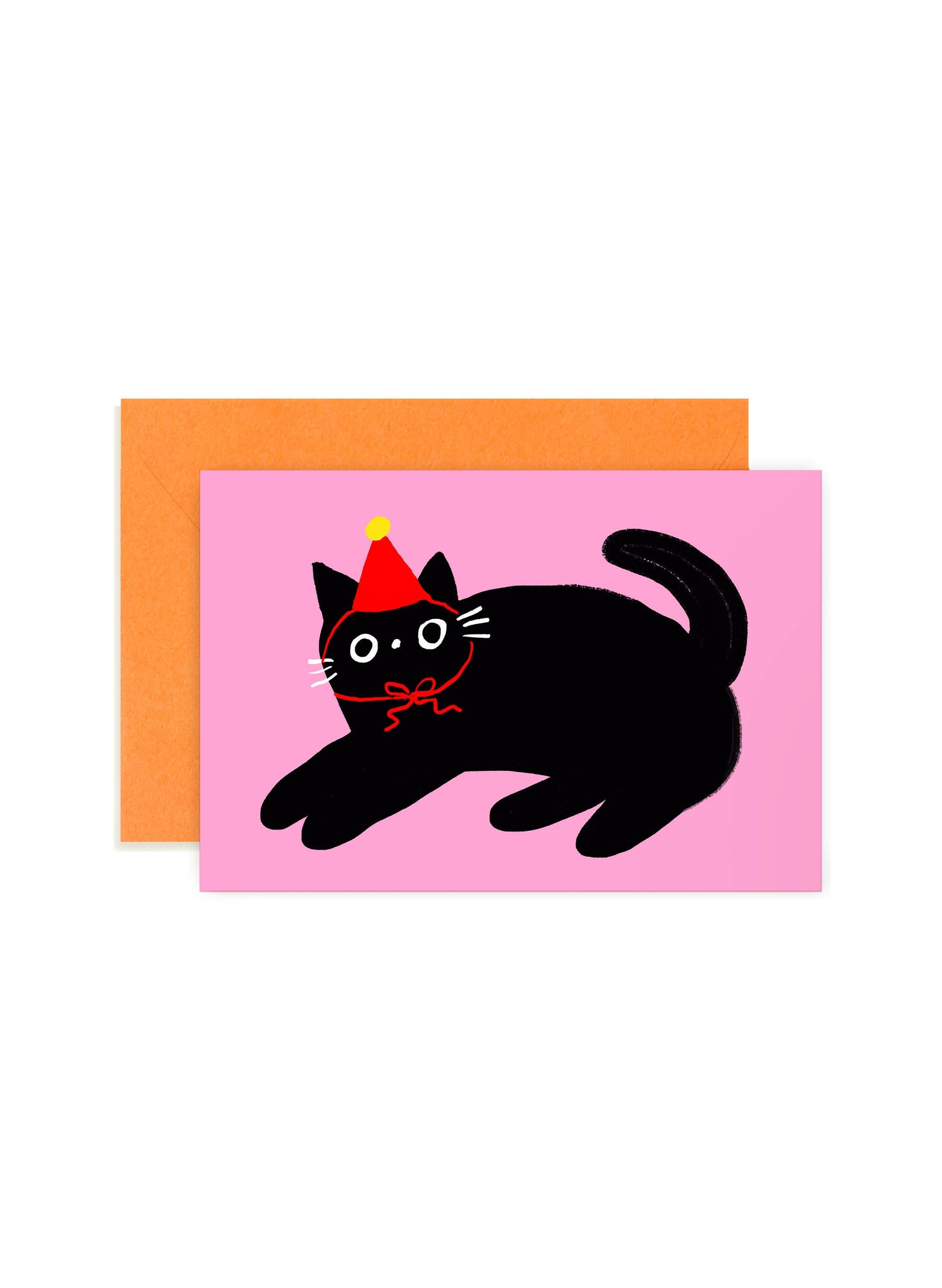 Party Cat – Cat Mini Note Card with Envelope