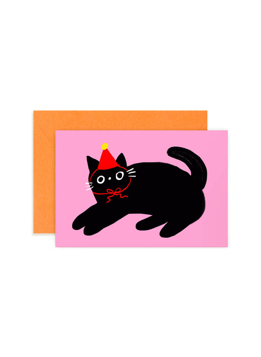 Party Cat –  Mini Note Card