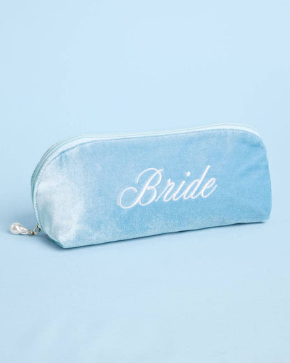 Bride Velvet Cosmetic Bag | bridal shower gift