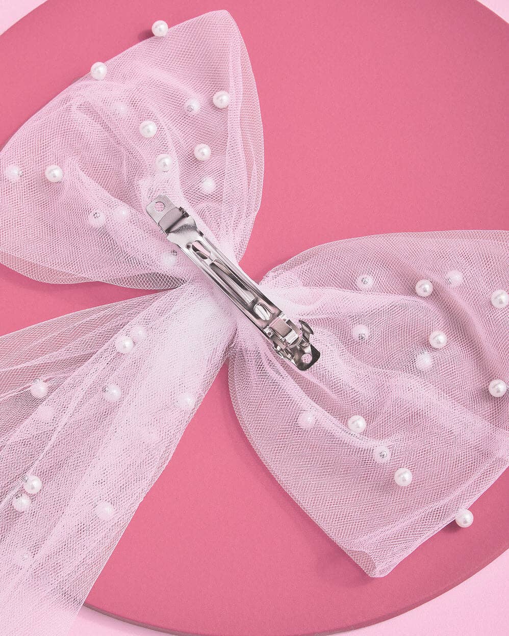 Bride Pearl Hair Bow, Bridal Shower Accessory, Bach Party