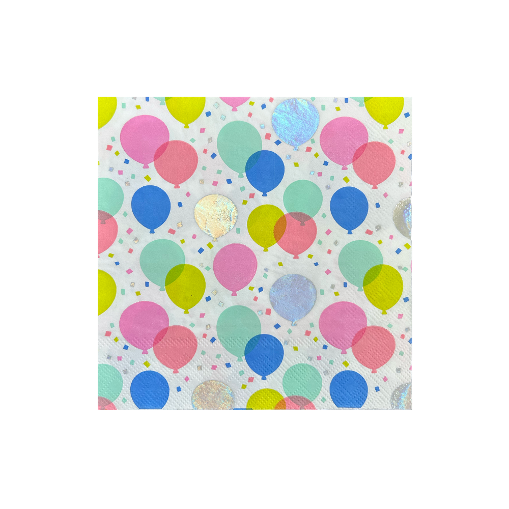 It's A Birthday Balloon Napkins - Large