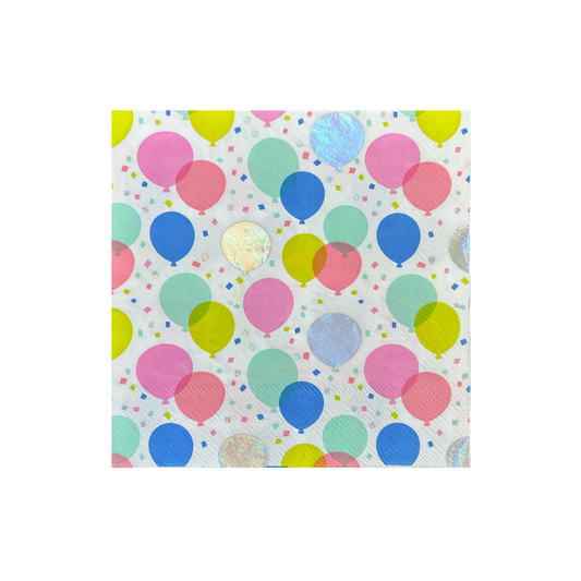 It's A Birthday Balloon Napkins - Large