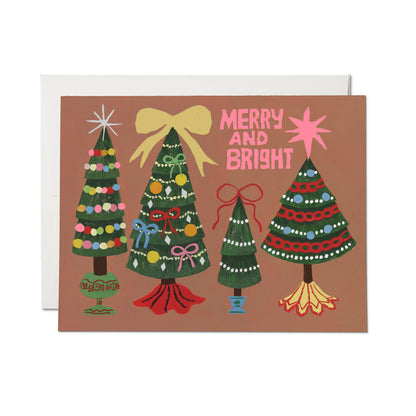 Brilliant Trees greeting card: Single