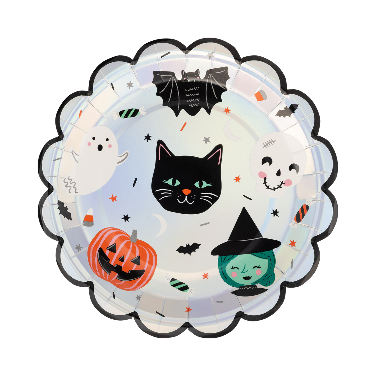 Spooky Friends Paper Plates - 9"