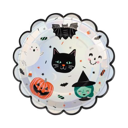 Spooky Friends Paper Plates - 9"