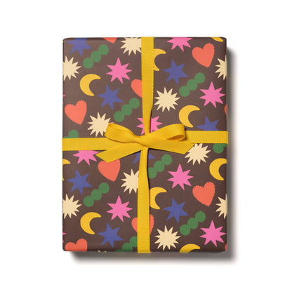 Rainbow Charms wrapping paper