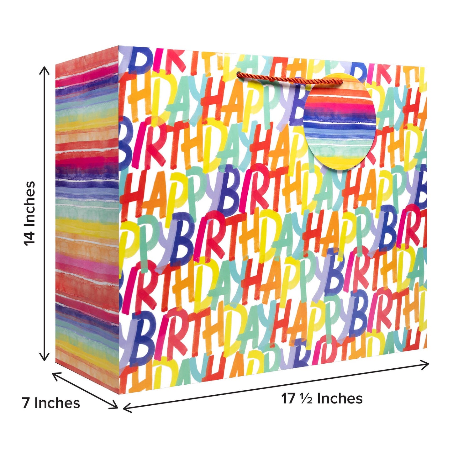 Rainbow Birthday - Totes - Jumbo