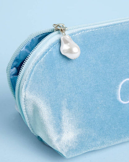 Bride Velvet Cosmetic Bag | bridal shower gift