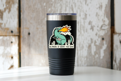 Do More of What You Love Sticker - monster, funny, cute