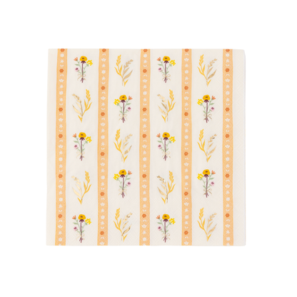 Cozy Fall Florals Large Napkins, 3-Ply (Set of 20)