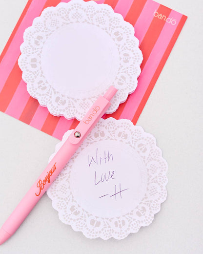 Novelty Notepad, Tea Time Doily