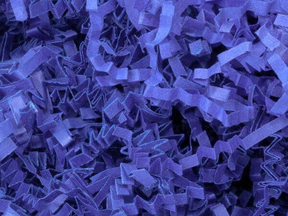 Crinkle Cut Paper Shred Small Packs: 1 Pack / 8 oz Bag / White & Iridescent