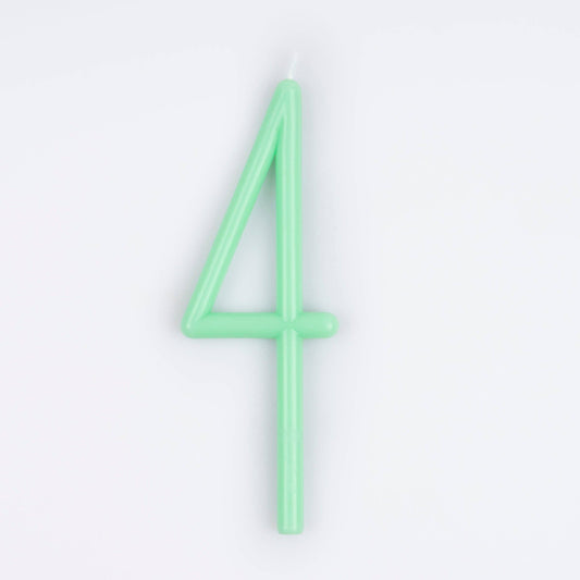 Slim Birthday Candle - 4