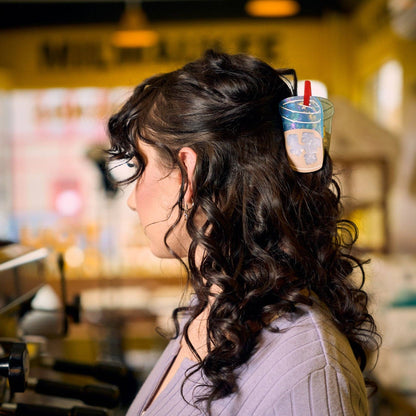 Iced Coffee Hair Claw