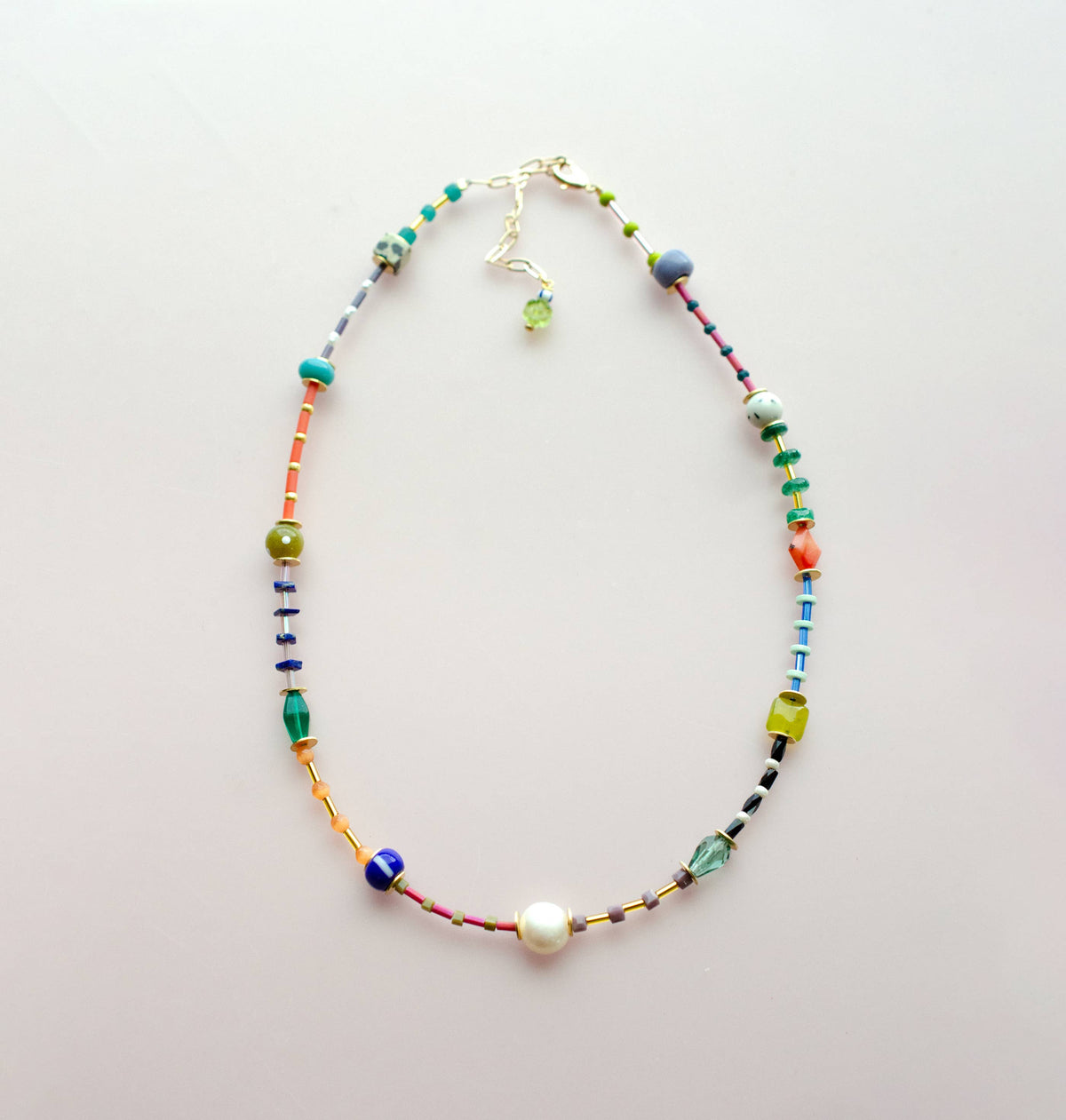 Colorful Beaded Seed bead Friendship Necklace