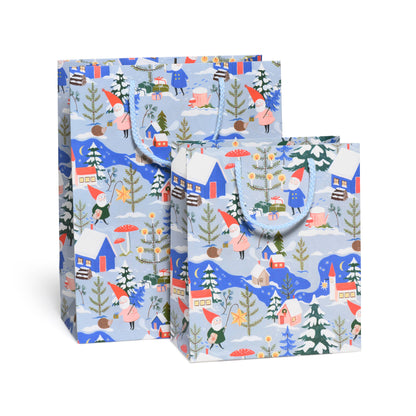 Holiday Gnomes gift bags: Medium