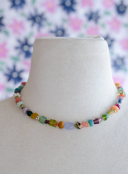 Beaded Colorful Friendship Necklace