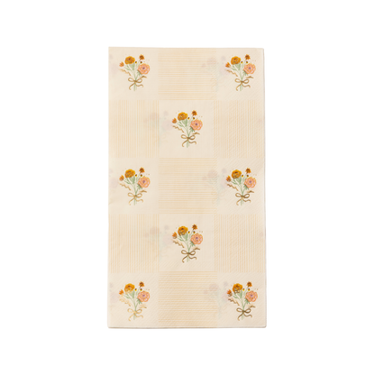 Cozy Fall Floral Guest Towels, 3-Ply (Set of 20)