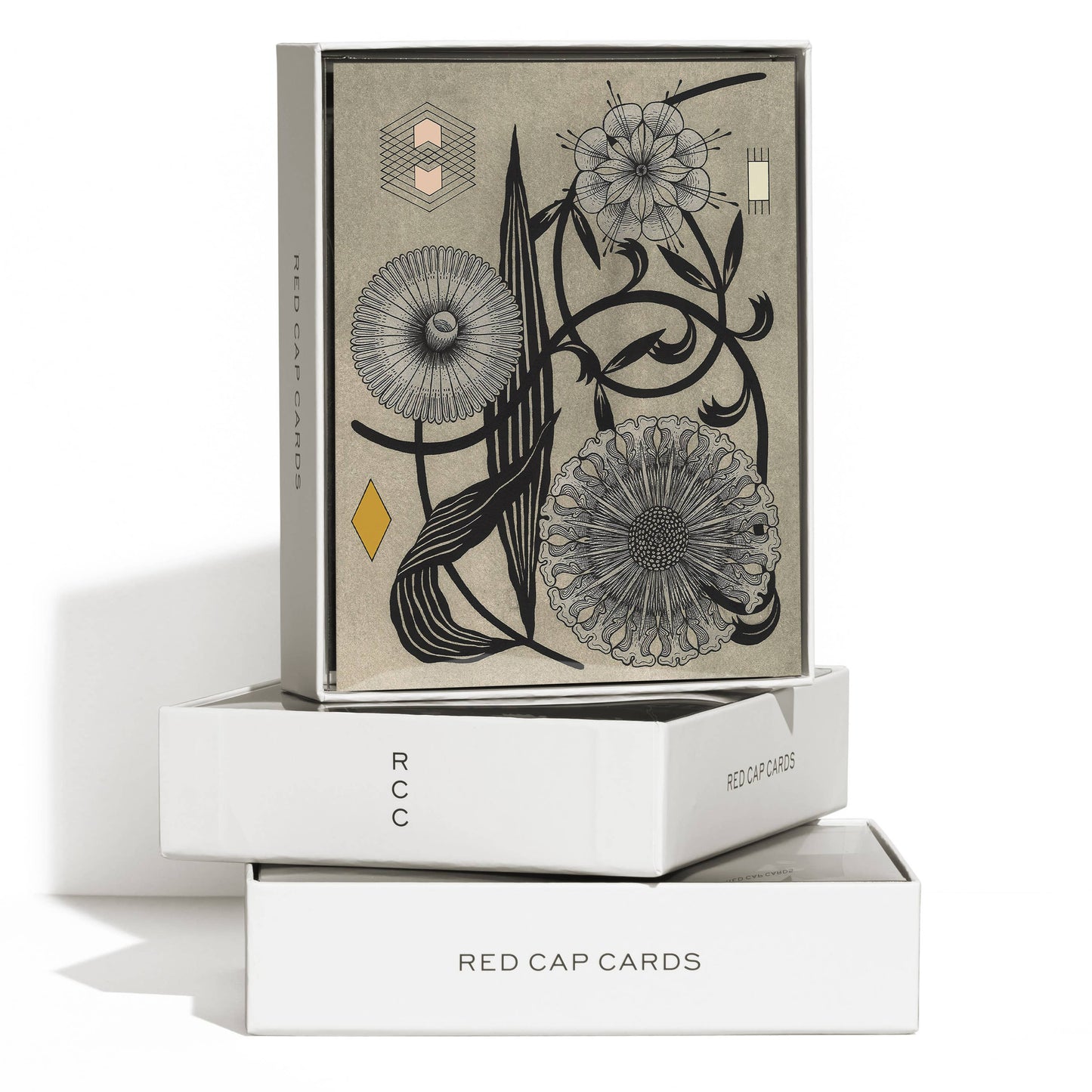 Floral Geometry everyday greeting card