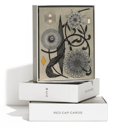 Floral Geometry everyday greeting card