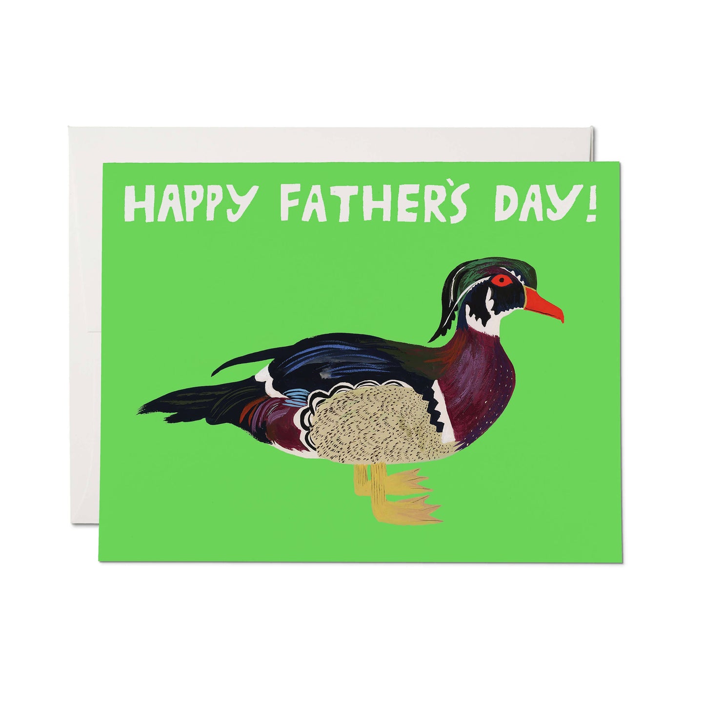 Duck Dad greeting card: Single