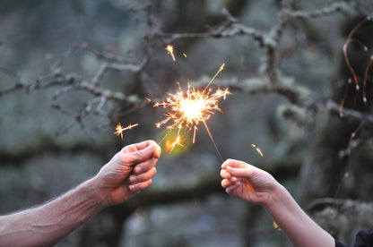 6.75" Wish Sparkler Candle - Gold