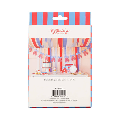 BAM1202 - Stars and Stripes Bow Banner