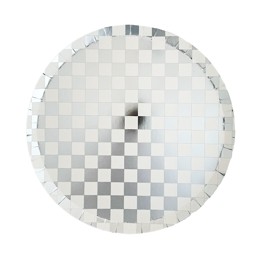 Check It! Dinner Plates - 8 Pk. - 11 Color Options: Dazzling Diamond