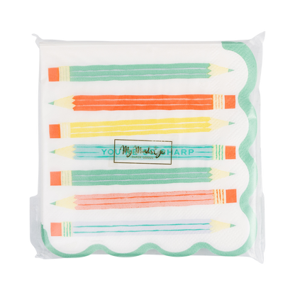 Pencil Cocktail Napkin
