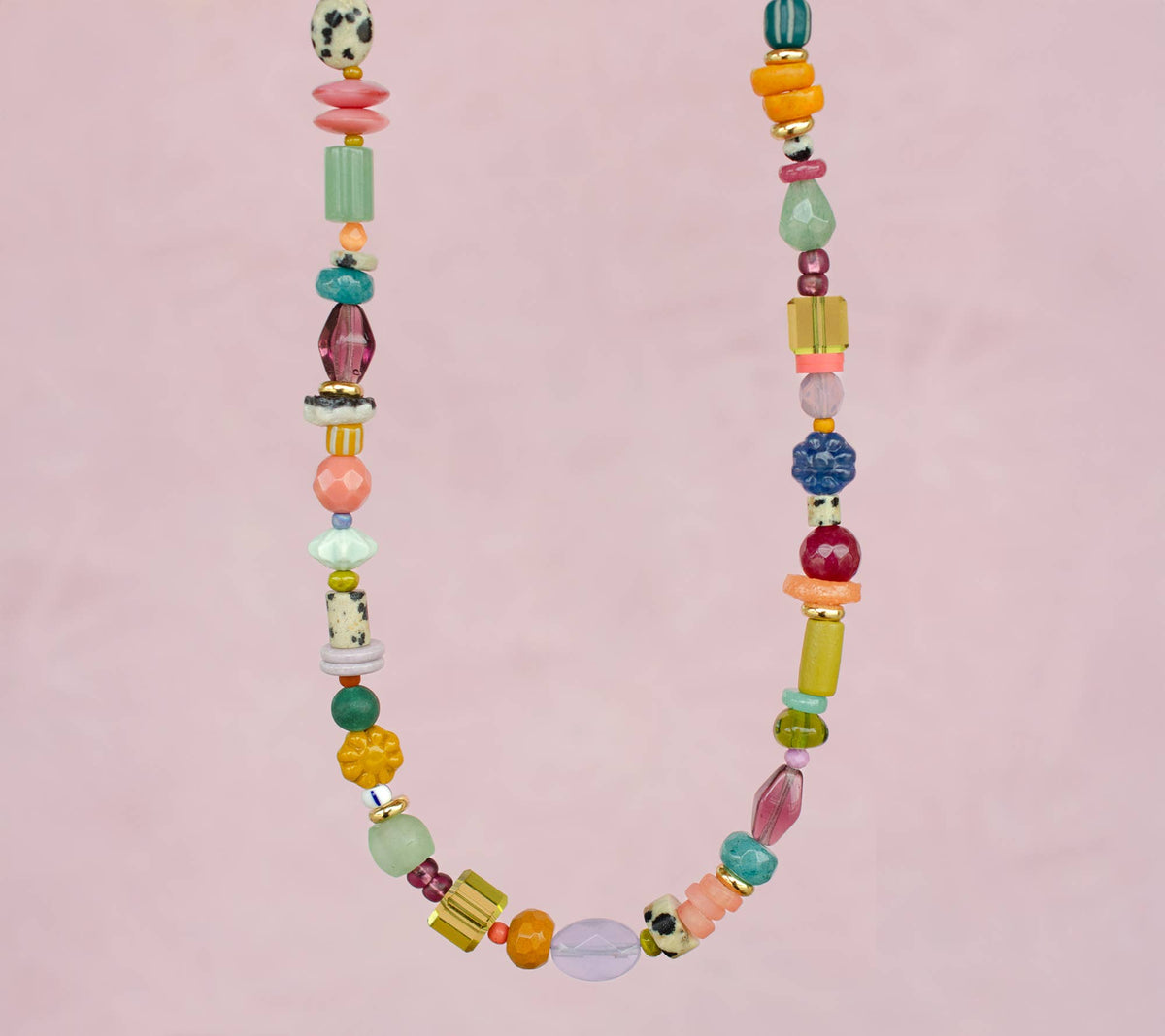 Beaded Colorful Friendship Necklace
