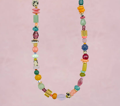 Beaded Colorful Friendship Necklace
