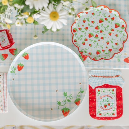 Strawberry Jam Large Napkin