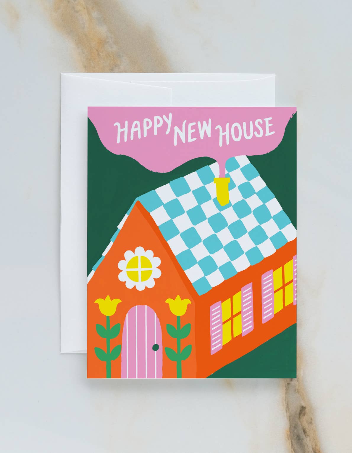 Happy New House Greeting Card
