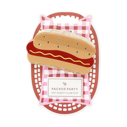 Hotdog Hair Claw Clip