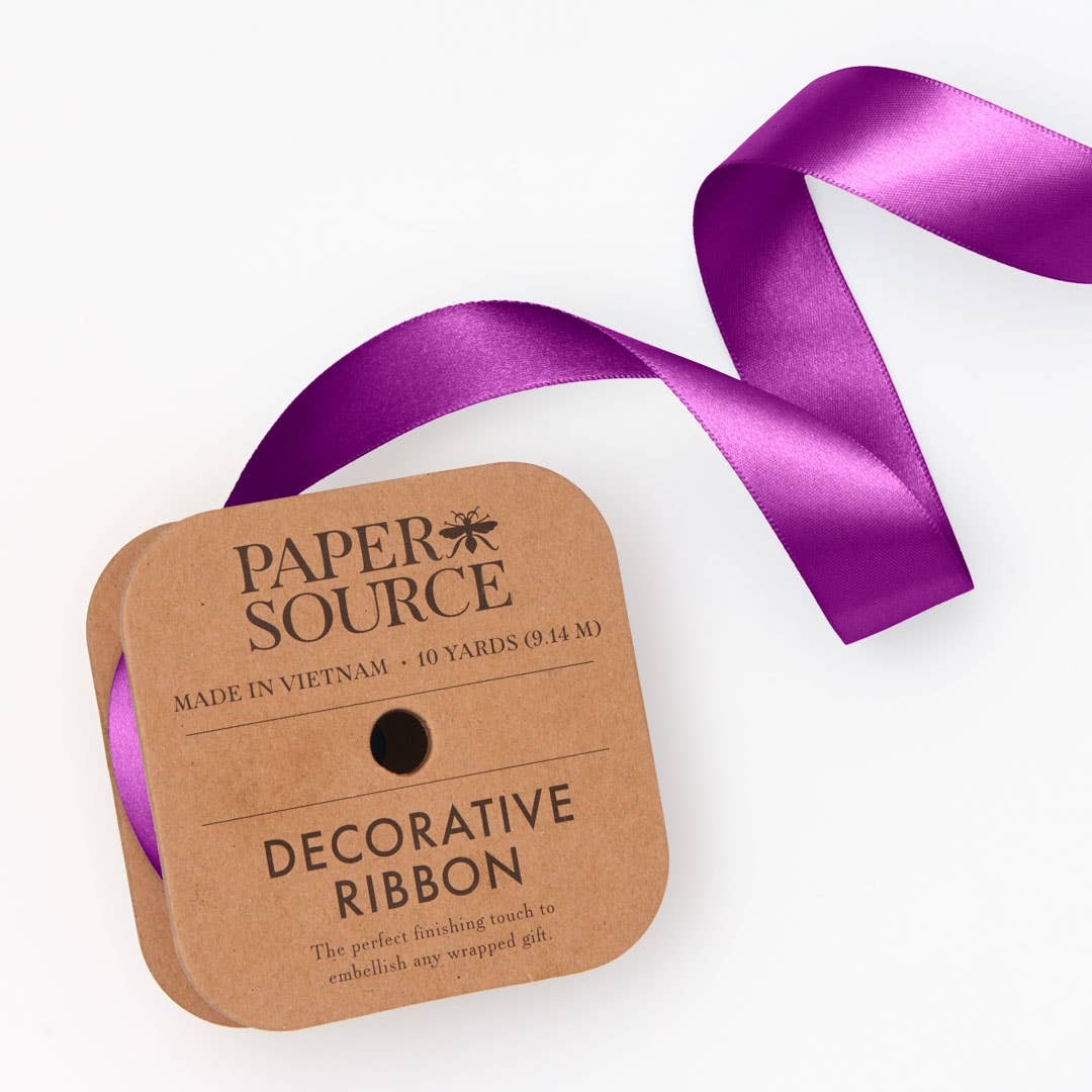 Satin Ribbon 1" Width: Wisteria