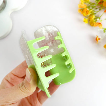 Sweet Dream Sleep Pill Acetate Hair Claw Clip: Light Green