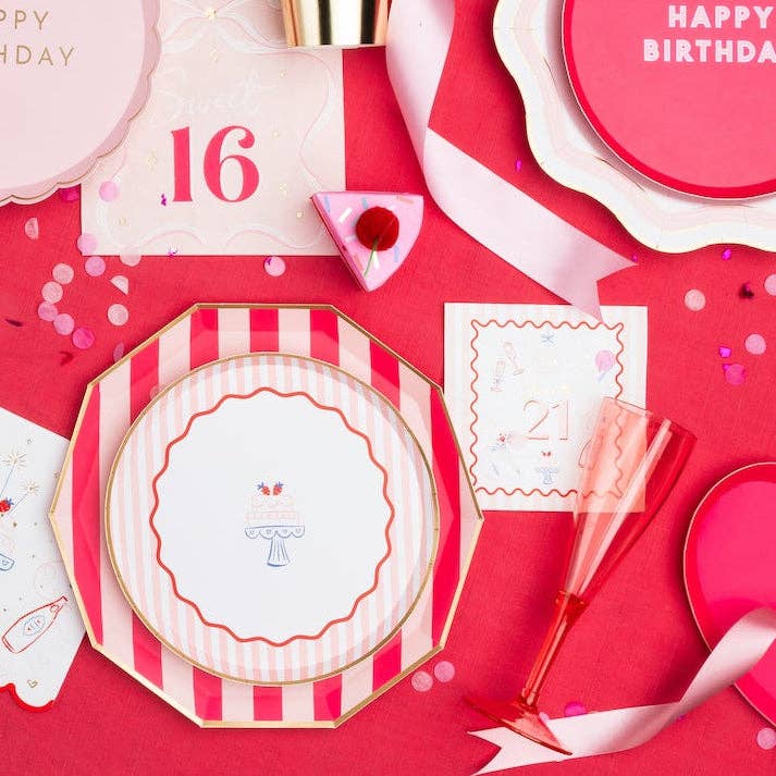 Cheers to 21 Icon Cocktail Napkins, 3-Ply (Set of 20)