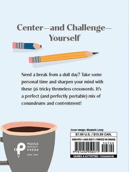 Pause for Puzzles: Hard Crosswords for Focus: Trade Paperback