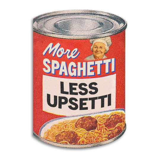 More Spaghetti, Less Upsetti - Vintage Card