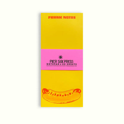 Frank Notes Hot Dog - Risograph 'Memo Maker' Notepad 
