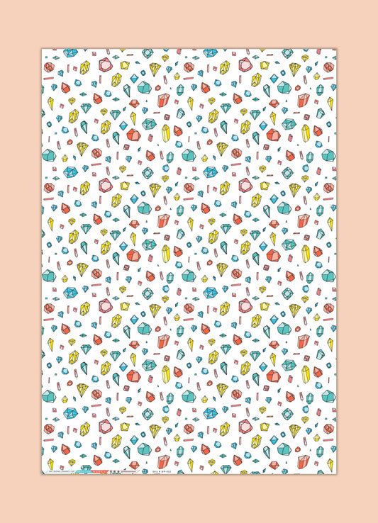 Gems & Crystals Gift Wrap