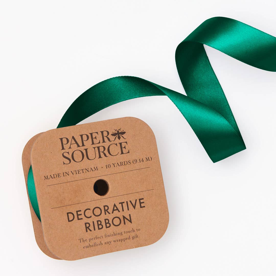 Satin Ribbon 1" Width - Spruce